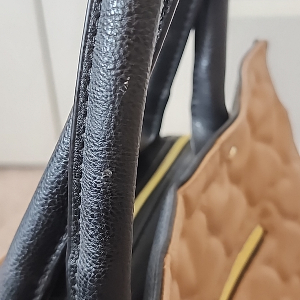 Betsey Johnson Black And Brown Lg Purse - Picture 9 of 14